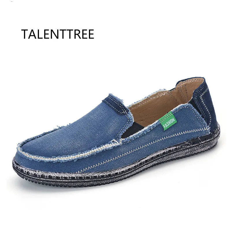 Brand New Mens Jeans Canvas Casual Shoes Males Breathable High Quality Fashion Men Flats Loafer Plus Size 45 56 | Обувь