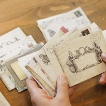 12 шт Мини Ретро винтажный Европейский стиль крафт-конверт мини Ancien подарочный бумажный конверт вечерние карты для скрапбукинга бумажный пакет
