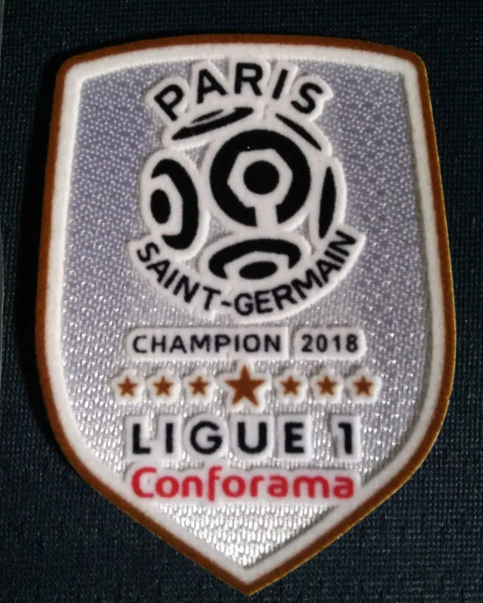 Ligue 1 champions Notre Dame Nameset Mabppe nameset Neymar JR Кавани ВЕРРАТТИ nameset Ligue 1 Чемпион патч колеблющийся - Цвет: Ligue 1 champions