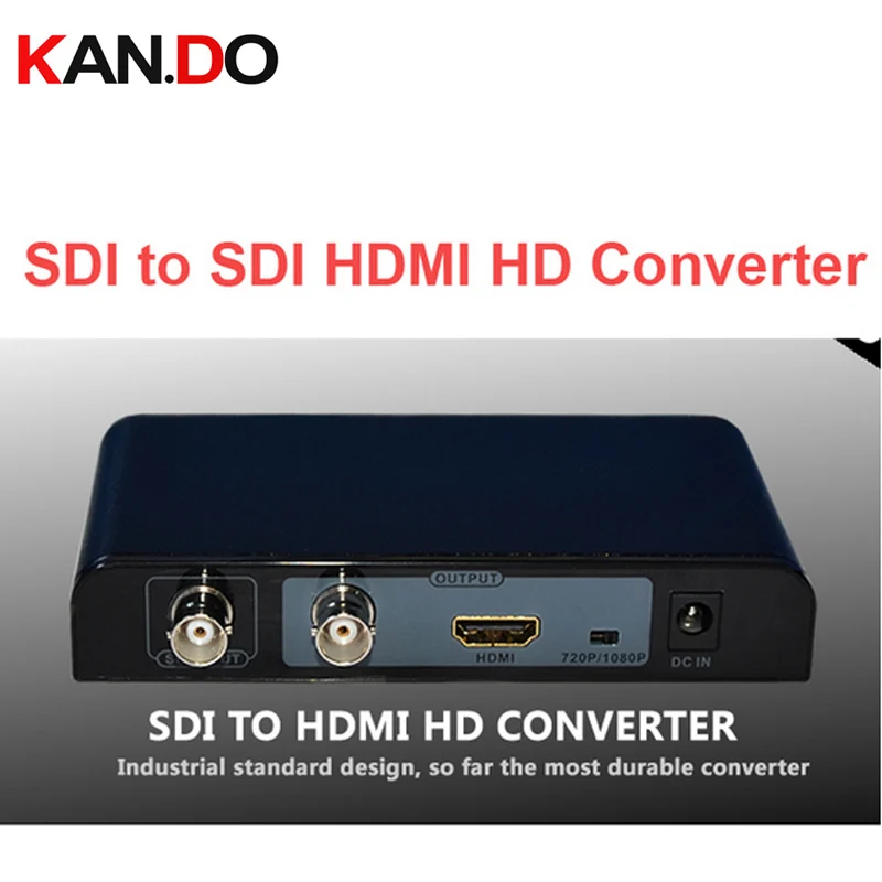 368PRO Auto detect resolution HD-SDI SD-SDI & 3G-SDI to HDMI Converter 720P/1080P SDI HDMI adapter Converter video connector