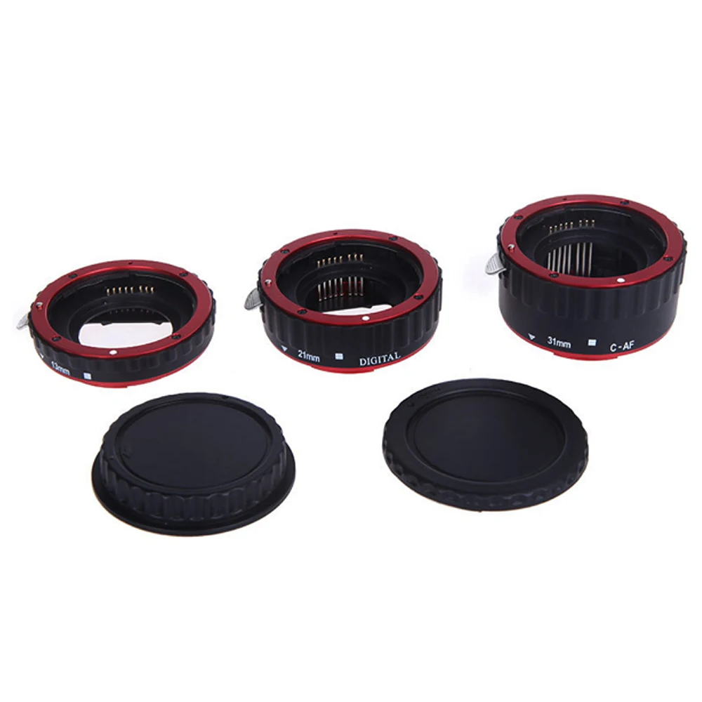 Металлическое Крепление с автофокусом AF макро Удлинительное Кольцо для