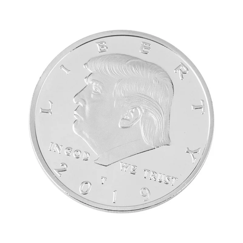 Монета с изображением Трампа Позолоченные физические биткоины Casascius Бит монета