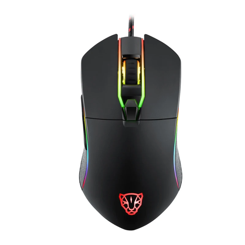 Motospeed V30 USB Проводная профессиональная игровая мышь 3500 dpi USB порт светодиодный дисплей с подсветкой для компьютера ПК Android IOS Linux ноутбука