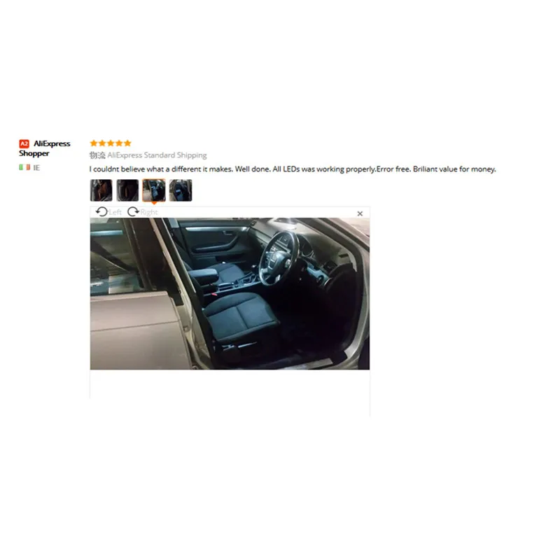 Светодиодные лампы Canbus 13 шт. 12 В освещение для салона автомобиля Audi A4 S4 B6 B7 Avant 2002