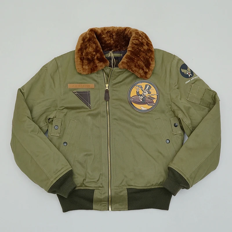 BOB DONG USAAF B-15A летная куртка винтажная американская армейская Мужская Летающая куртка-бомбер B-15