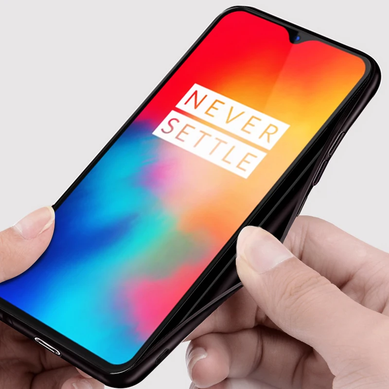 Чехол для oneplus 6t чехол MOFI One Plus 6T тканевый задней панели 1 + с мягкими силиконовыми