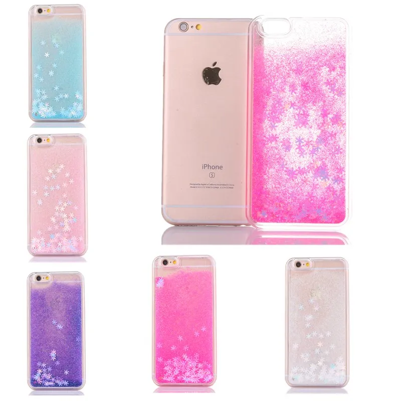 Case For iPhone 7 8 Plus 6 6S 5 5S SE X Coque Luxury Glitter Liquid Sand Quicksand Capinha Para O Capa Back Cover |