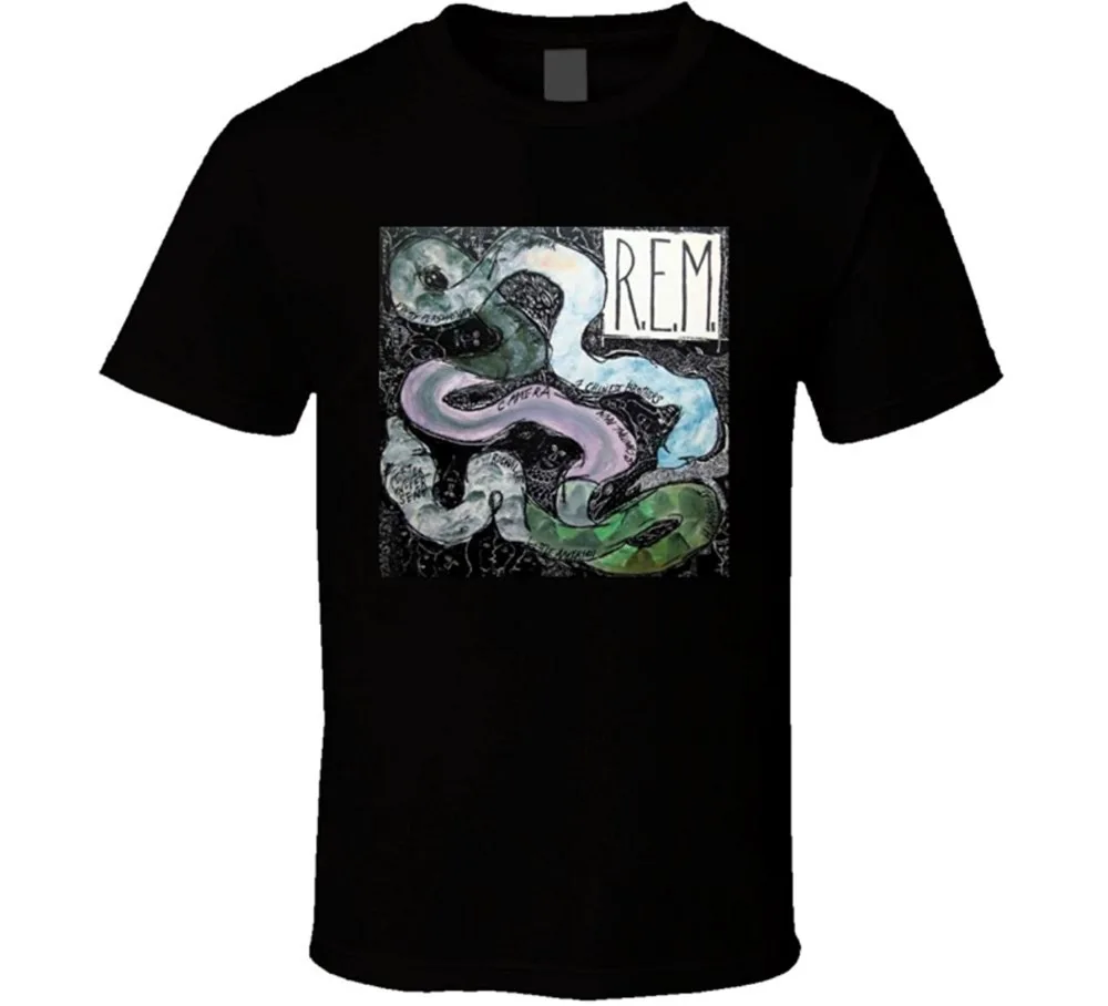 Футболки с принтом футболка коротким Классическая надписью Bandit REM Reckoning 80's Dance