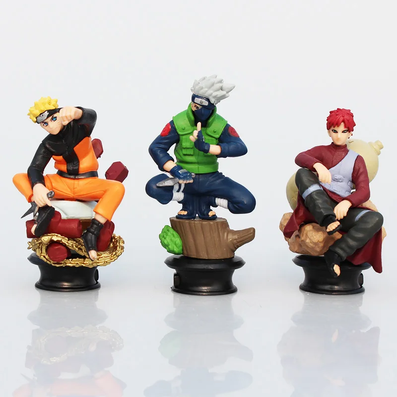 Экшн фигурки из ПВХ 6 шт./компл. коллекционные модели игрушек куклы|uzumaki naruto|uchiha