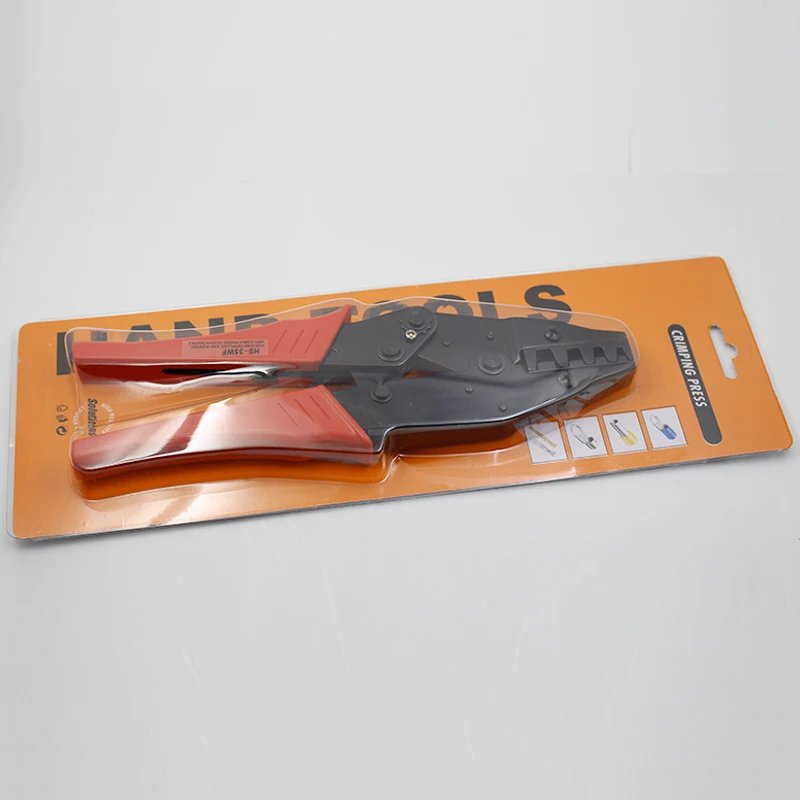 

Trapezoidal Insulated And Non-insulated Ferrules Crimping Pliers HS-35WF