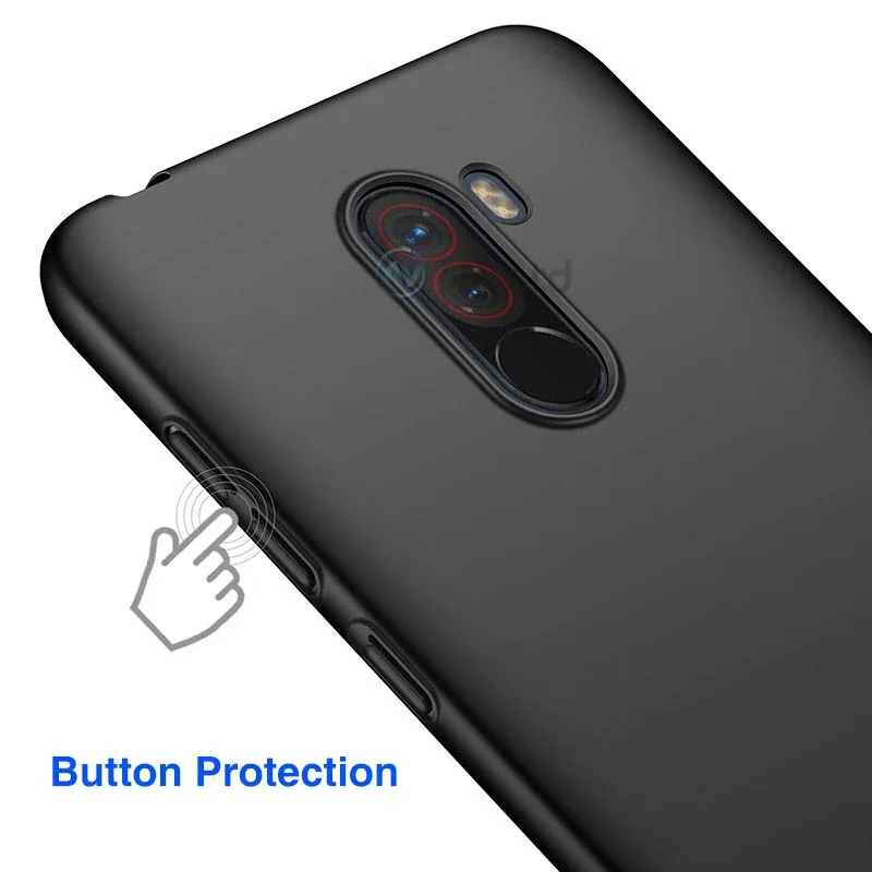 Ультратонкий матовый чехол для Xiao mi Pocophone F1 mi 5X 6X, жесткая задняя крышка из поликарбоната для Xiaomi mi 9 8 SE 8lite Note 3, роскошные пластиковые сумки