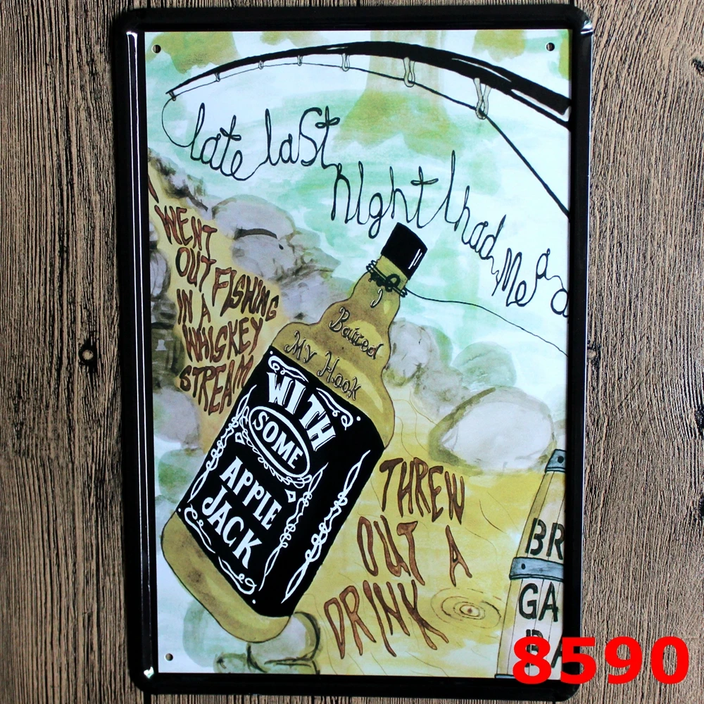 Новинка 2016 металлическая жестяная вывеска трактор собака вино ретро постер