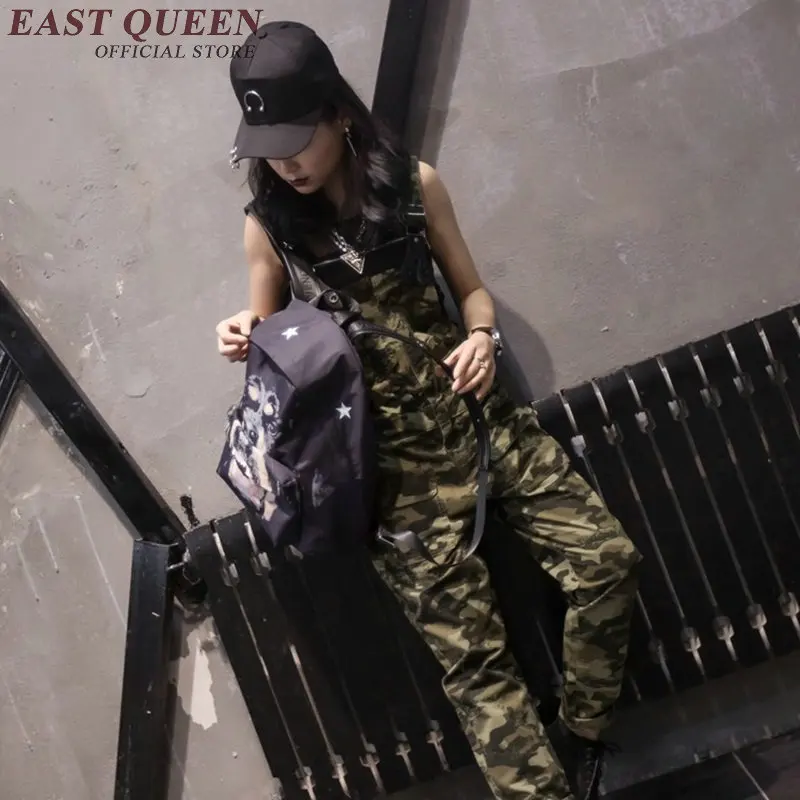 Камуфляжный принт военный комбинезон повседневные Комбинезоны Женский модные