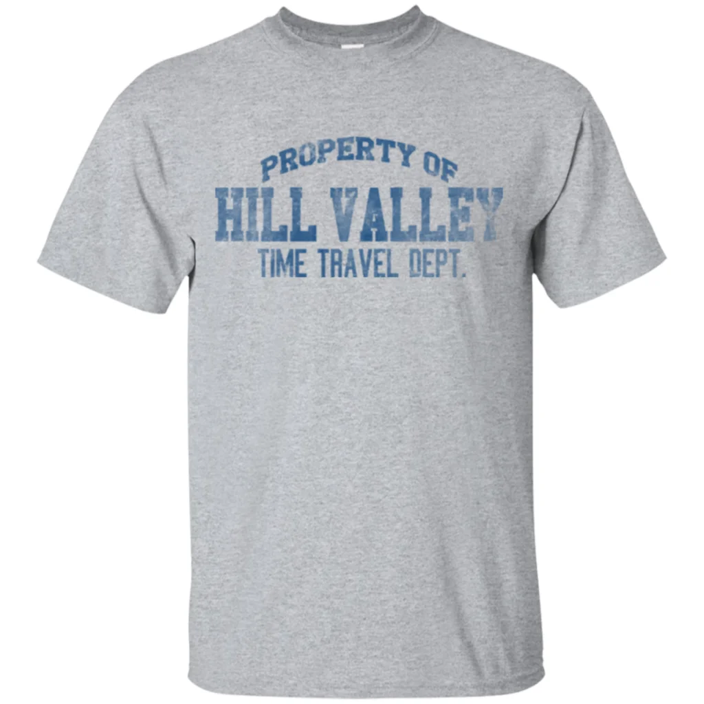 2019 Новая мужская футболка с принтом хлопковая Футболка Hill Valley HS круглым вырезом и