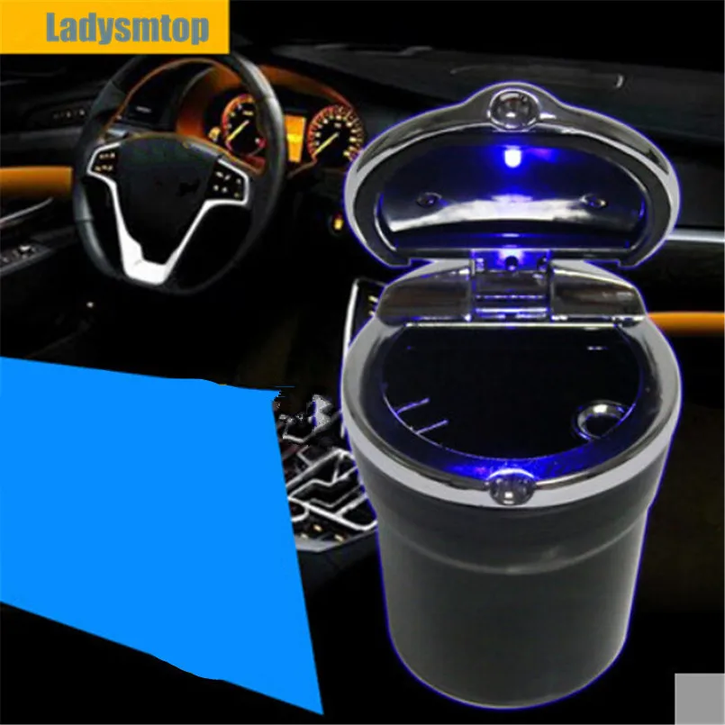 Автомобильная пепельница Ladysmtop со светодиодсветильник кой чехол для Citroen C1 C2 C3 C4