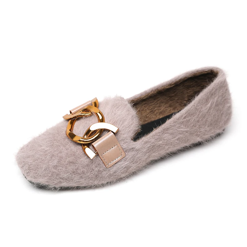 Classic Korean Version Of Autumn Winter Casual Plush Shoes comfortable non-slip flat shoes women's fashion outdoor | Обувь
