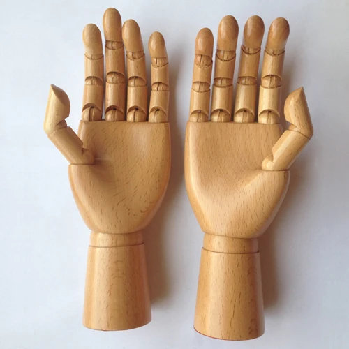 Регулируемая деревянная ручка женский манекен | Дом и сад