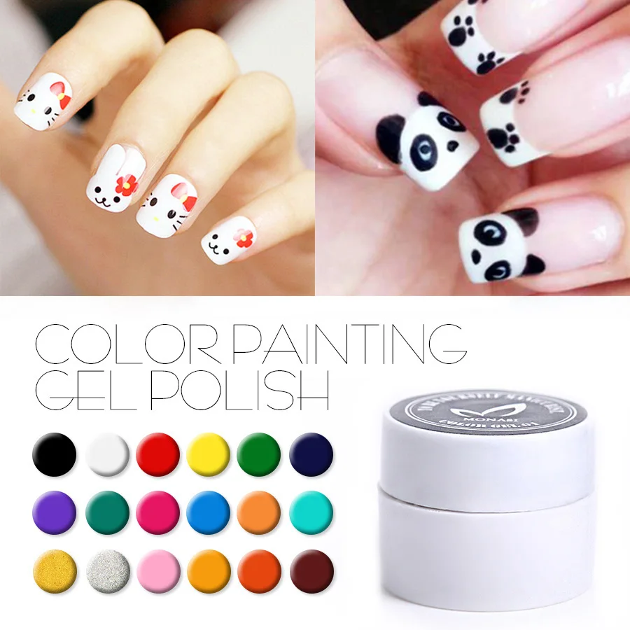 Сделай Сам краска цветной гель для дизайна ногтей 36 цветов УФ светодиодный