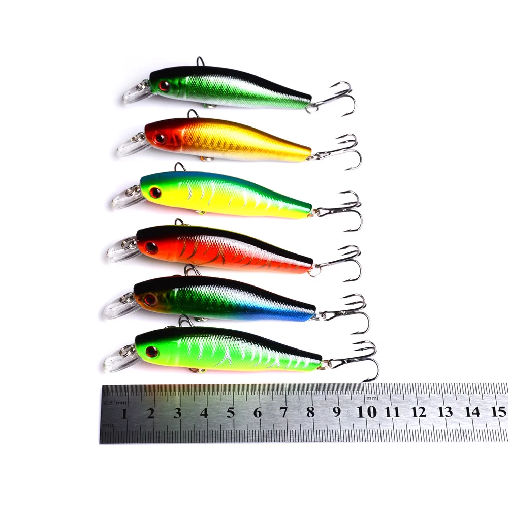 PureLeisure 6 шт./лот блесна рыболовная приманка 8 5 см 9 3 г Crankbait искусственная жесткая