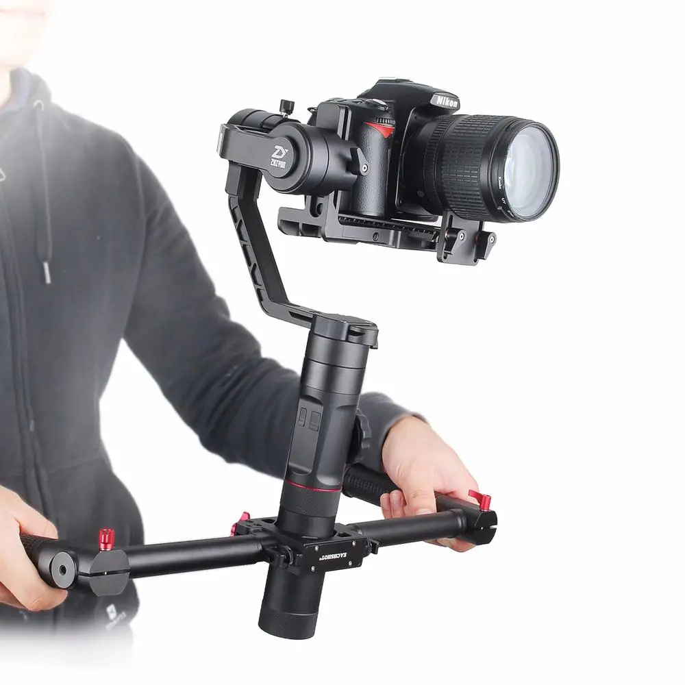 Zhiyun Crane 2 3-осевой ручной шарнирный стабилизатор для камеры GoPro+ кран 2 Servo приборы непрерывного изменения фокусировки камеры, для всех цифровых зеркальных фотокамер Canon Nikon sony Panasonic цифровых зеркальных фотоаппаратов