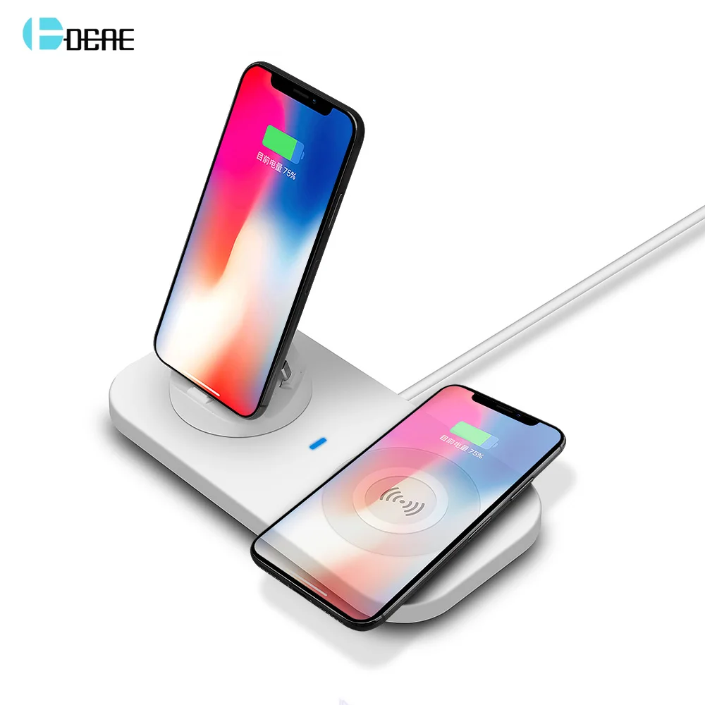 Зарядное устройство для телефона DCAE 3 в 1 беспроводное зарядное Qi iPhone 11 XS XR 8 X Airpods