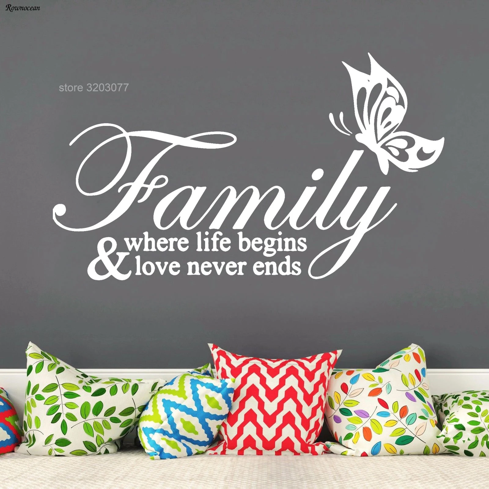 Наклейка виниловая на стену День благодарения H523|wall art decals|decoration muralevinyl stickers |
