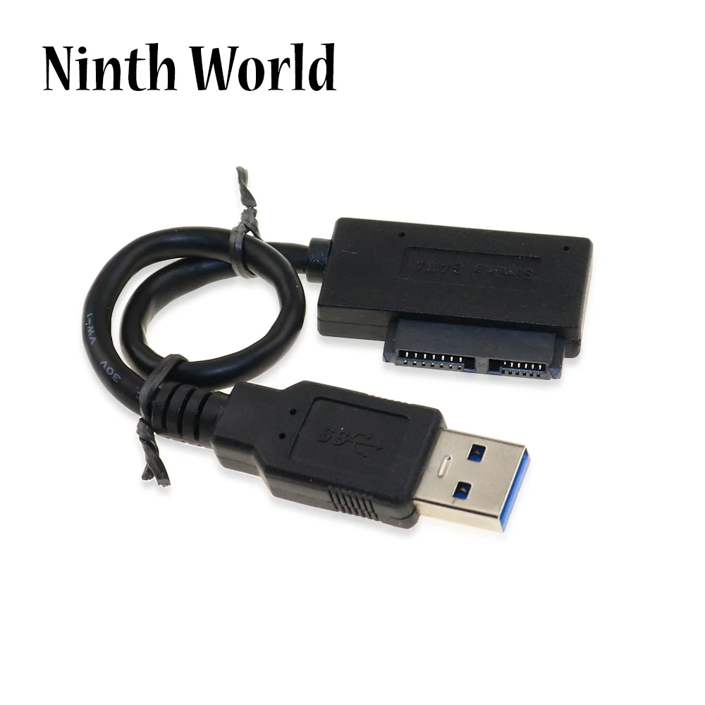 Профессиональный USB 3,0 до 7+ 6 13Pin мини SATA кабель с индикатором для ноутбука NotebookDVD/CD-ROM для HDD Caddy Slimline Drive Adapter