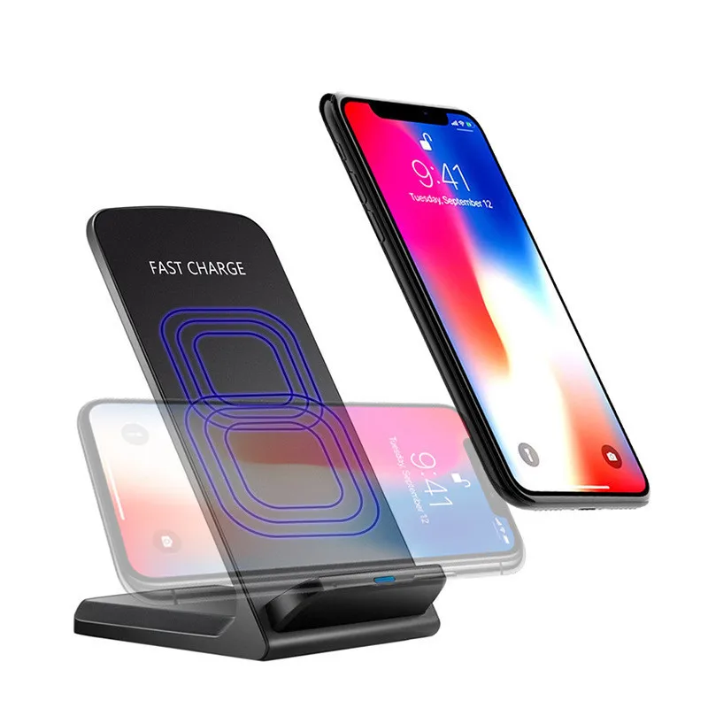 Универсальное Быстрое беспроводное зарядное устройство Qi cafan для iPhone X 10 8 Plus USB Вт