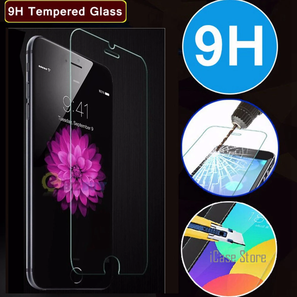 Закаленное защитное стекло 9H 0 26 мм для iPhone 4 4S 5 SE 5S 5C 6 6S 7 Plus|protector screen|tempered glass screenglass