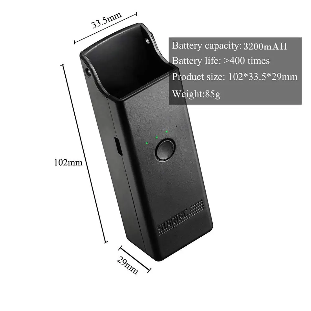 STARTRC OSMO Карманный зарядный чехол 3200 мАч Быстрая зарядка портативный внешний