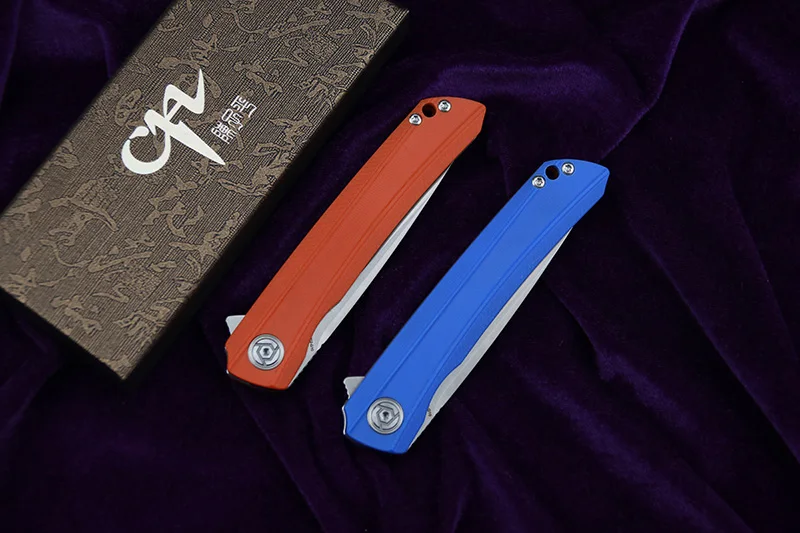 

CH 3002G10 new original design Flipper folding knife D2 knife ball bearing G10 + steel handle camping fruit knife EDC tools