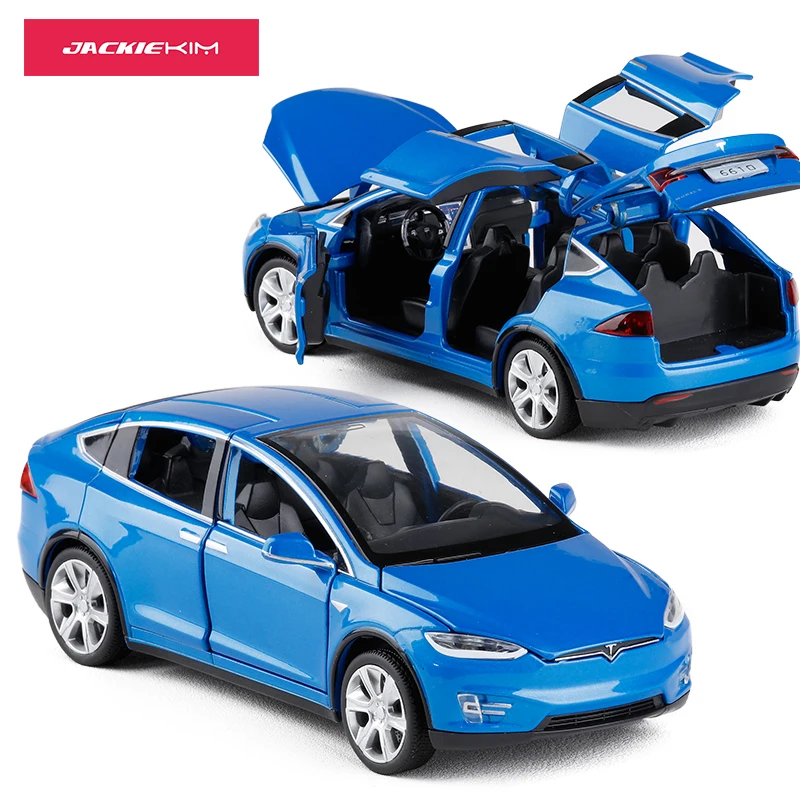 Модель X Tesla 1:32 модель S из сплава автомобиля литой игрушечный автомобиль