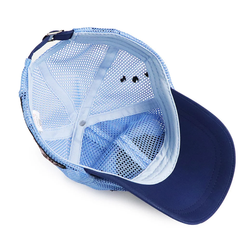 TOHUIYAN Lovely Cartoon Baseball Cap For Children Summer Breathable Mesh Trucker Caps Kids Boys Girls Fashion Hip Hop Hats