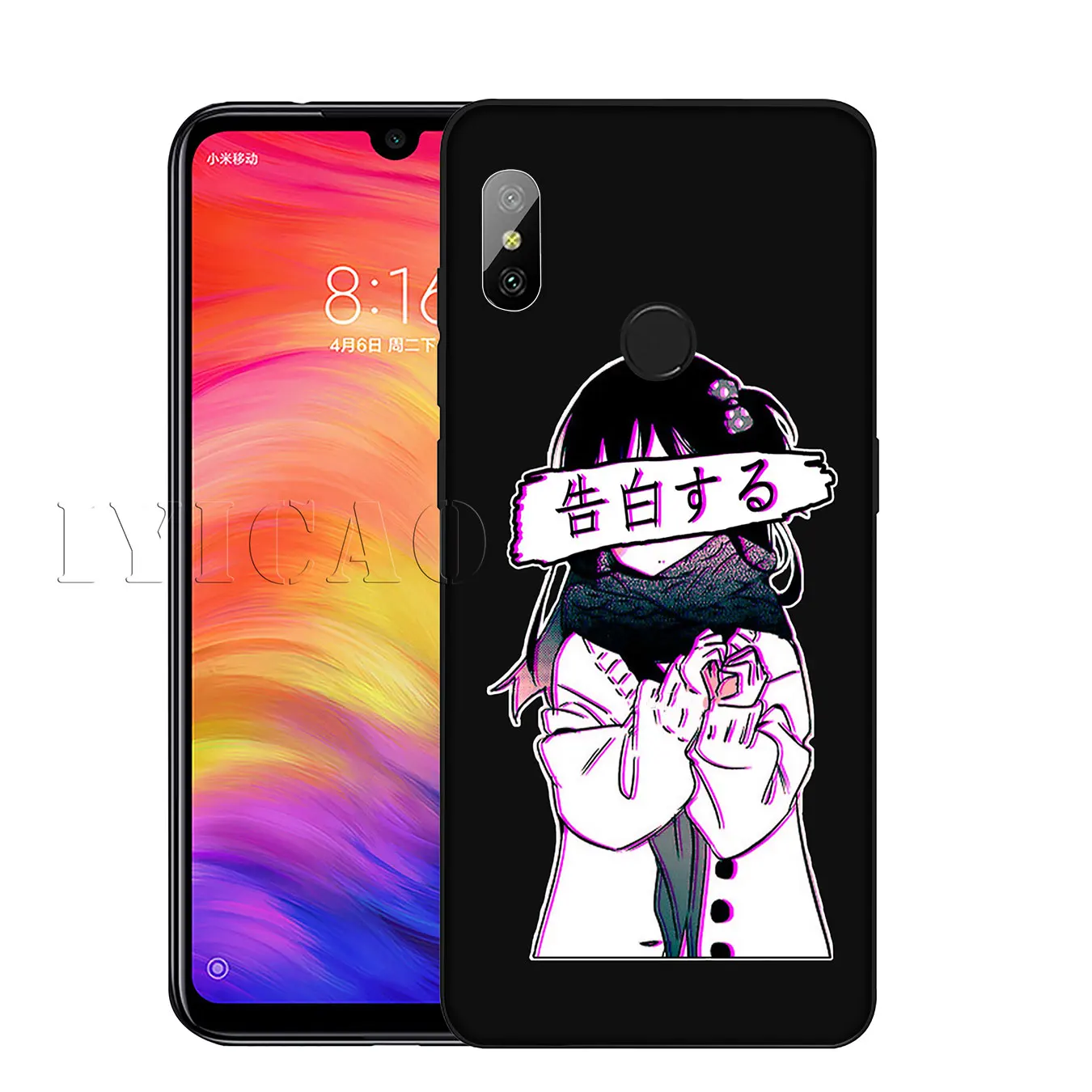 IYICAO LEWD Sad японский аниме Эстетическая статуя мягкий чехол для Xiaomi Mi 10 9 9T CC9 CC9E 8 SE A3