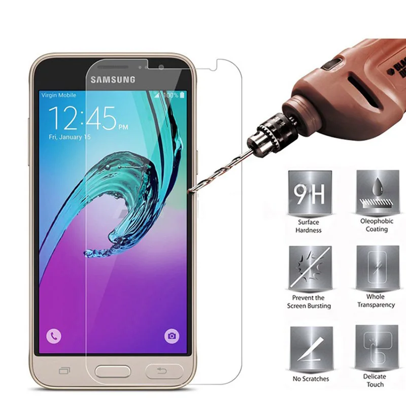 Закаленное стекло RONICAN для Samsung Galaxy J3 2016 Pro защита экрана 9H 2.5D защитная пленка