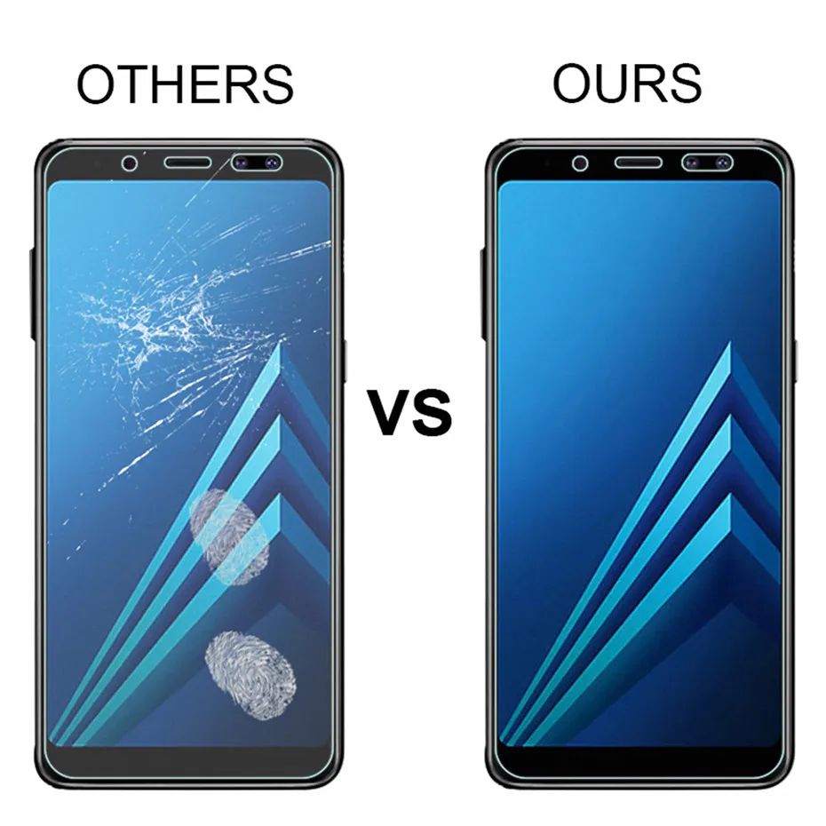 Защитное стекло для samsung A5 A6 A7 A8 2018 закаленное Samsung 2016 2017 plus защитная стеклянная
