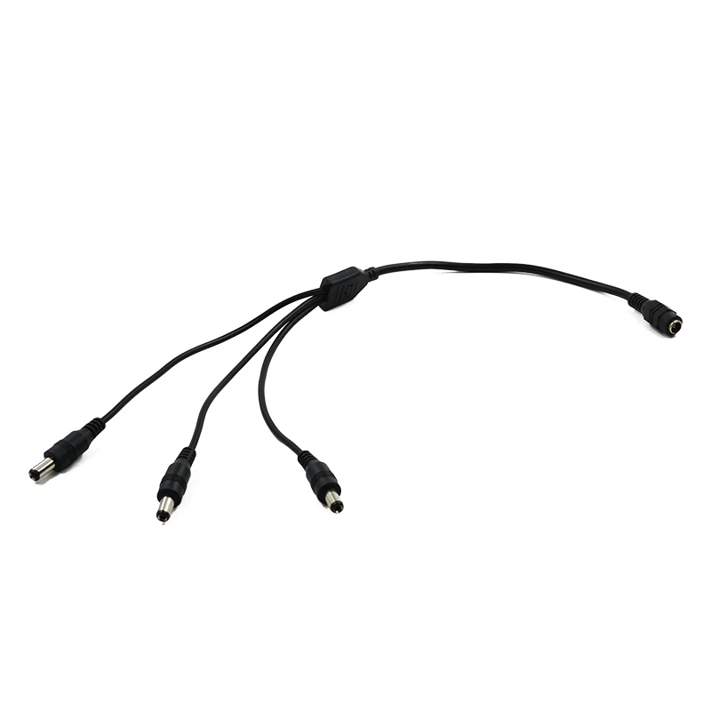 2 шт./лот 12 В шнур питания постоянного тока в одном три провод Соединительный