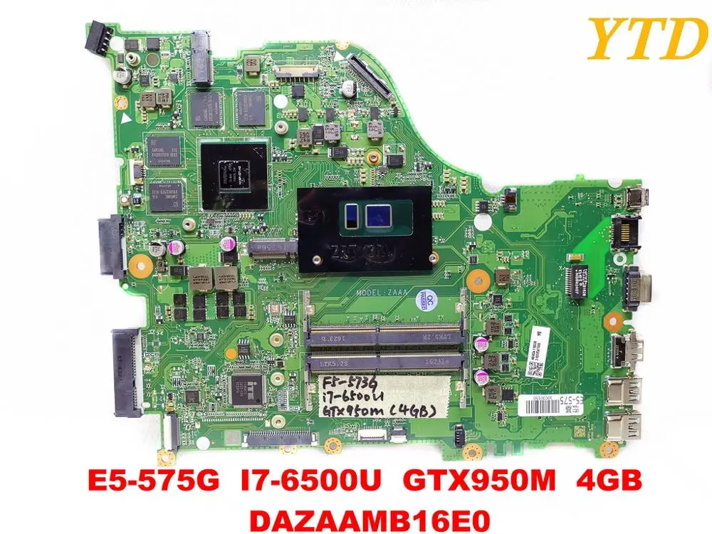 Материнская плата для ноутбука ACER E5-575 E5-575G GTX950M 4 Гб протестированная | Компьютеры
