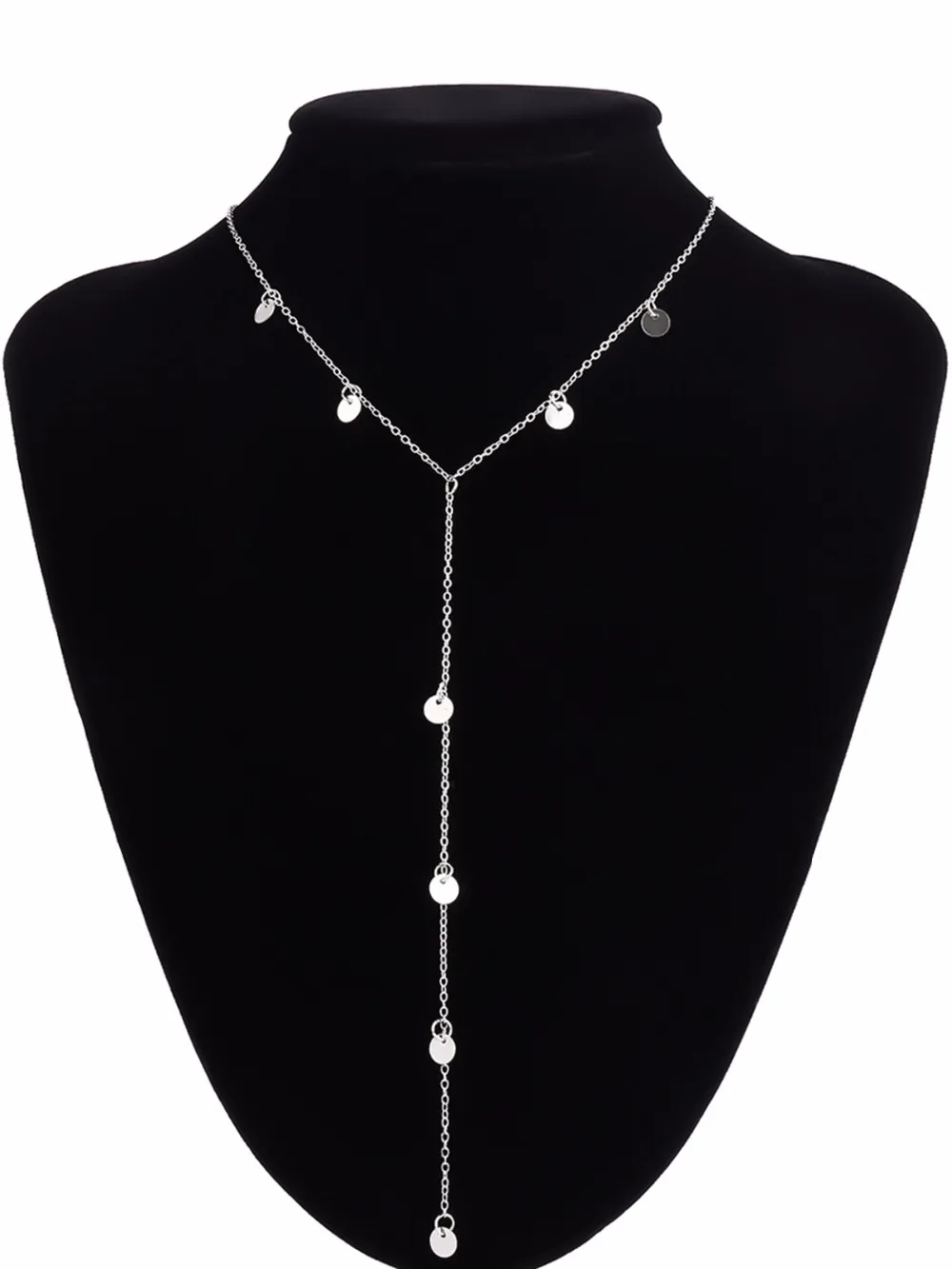 Подвеска из металлической цепочки neklace женское колье модное ювелирное изделие
