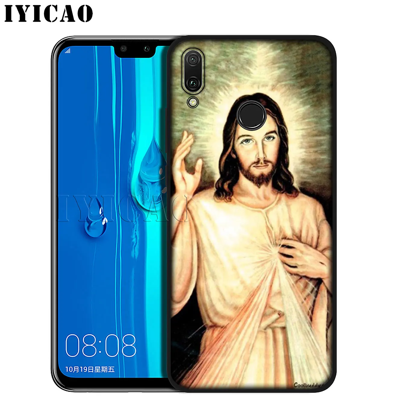 IYICAO Divine Mercy Jesus Cross Мягкий силиконовый чехол для телефона Huawei Mate 30 20 10 Pro Nova 5I 5T 5 4 4E 3i