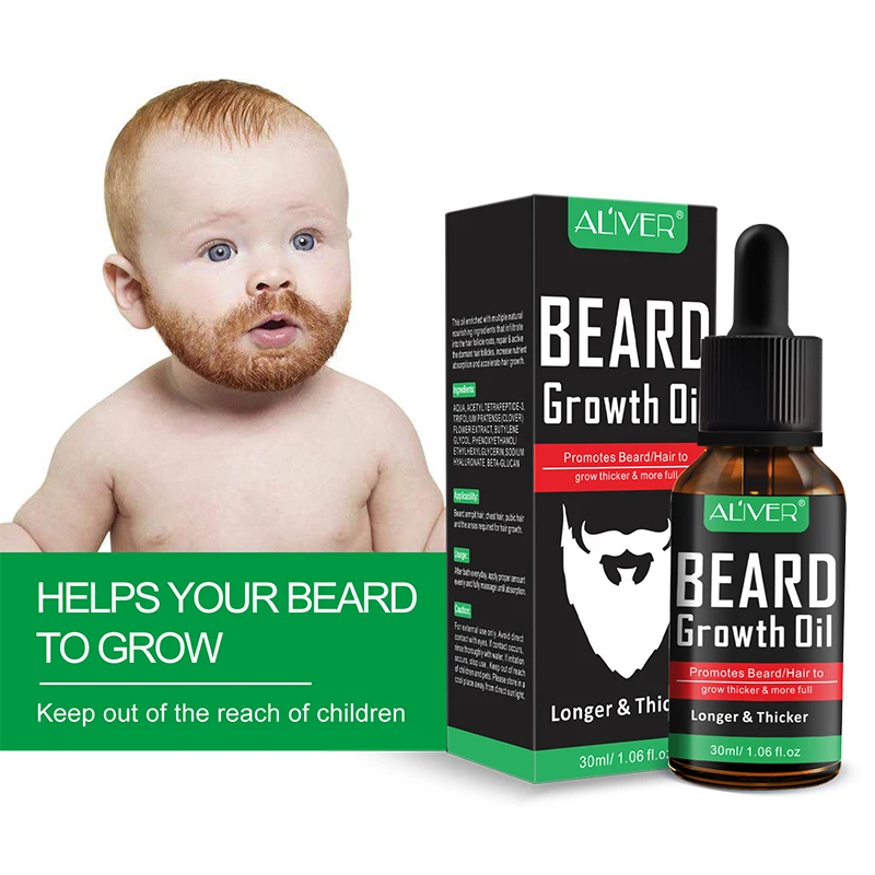 1pc Makeup Face Beard Growth Serum Leave-In Conditioner Moisturizing Nourishing Care maquiagem 30ml | Красота и здоровье
