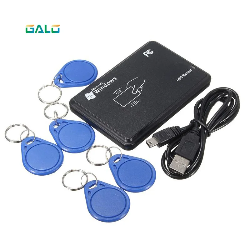 RFID считыватель для контроля доступа 125 кГц черный USB датчик приближения|rfid reader|rfid