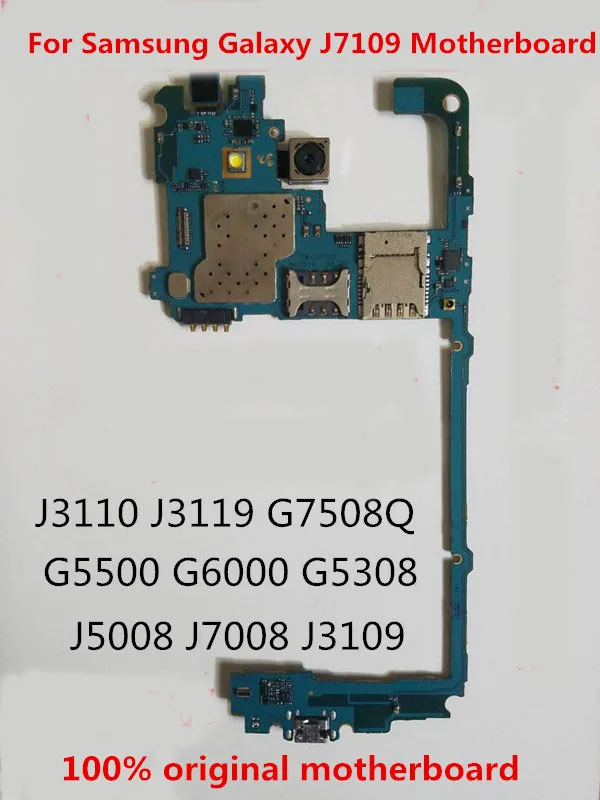 

GIFT+Full Working 100%Original Unlocked For Samsung Galaxy J7109 Motherboard Logic Mother Circuit Board Plate+tool