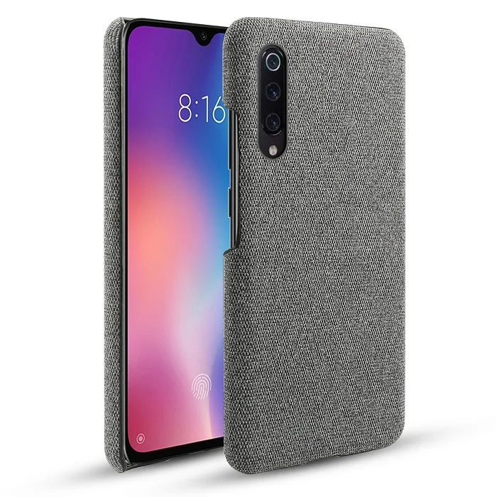 2 TORUBIA для Xiaomi mi 9 mi 9 SE чехол тонкий ультра тонкие ретро тканые ткани не царапающиеся ПК Жесткий Чехол для Xiaomi mi 9T чехол - Цвет: 2
