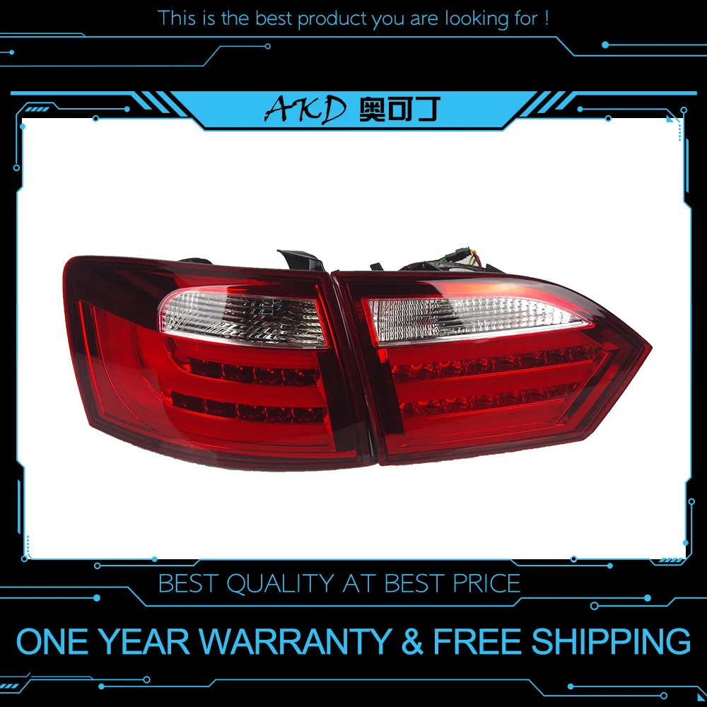 

AKD tuning cars Tail lights For VW Jetts MK6 Taillights LED DRL Running lights Fog lights angel eyes Rear parking lights