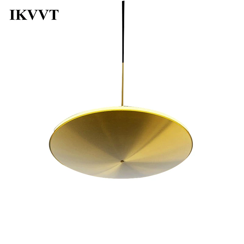 Люстры в винтажном стиле потолочные светильники с золотыми дисками ретро