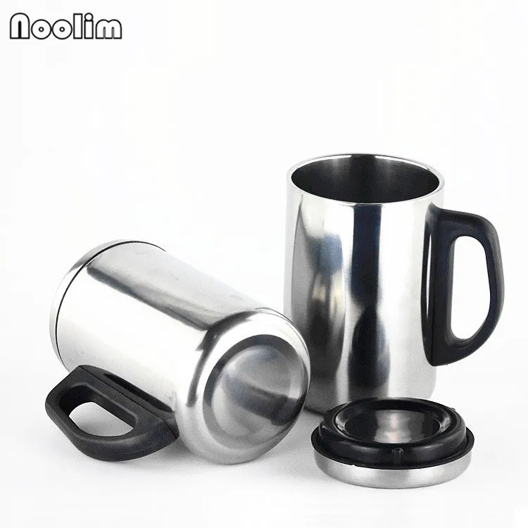High Quality 300ml/500ml Stainless Steel Travel Mugs Coffee TeaDouble Layers Thermocup | Дом и сад