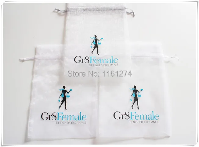 Индивидуальный Логотип органза сумки из органзы ювелирпосылка | Украшения и