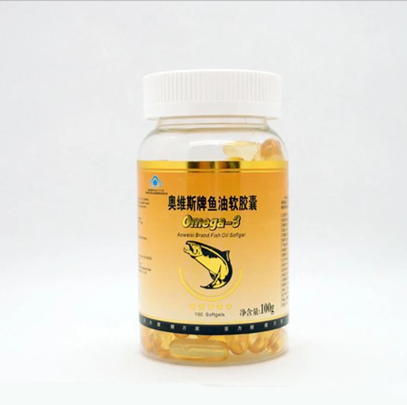 Aoweisi omega 3 Deep Fish oil здоровье дополнение dha/epa 1000 мг * 100 капсул | Красота и