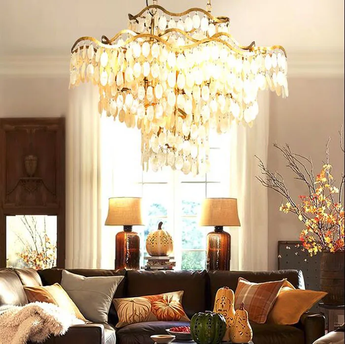 Американская Ретро Великолепная железная фотолюстра в средиземноморском стиле